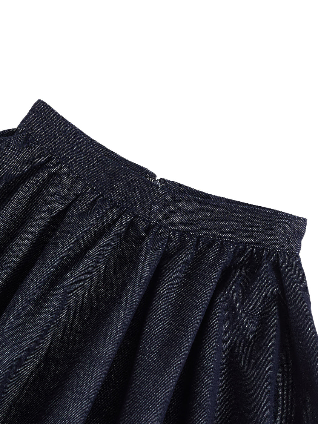 Structured Denim Skirt