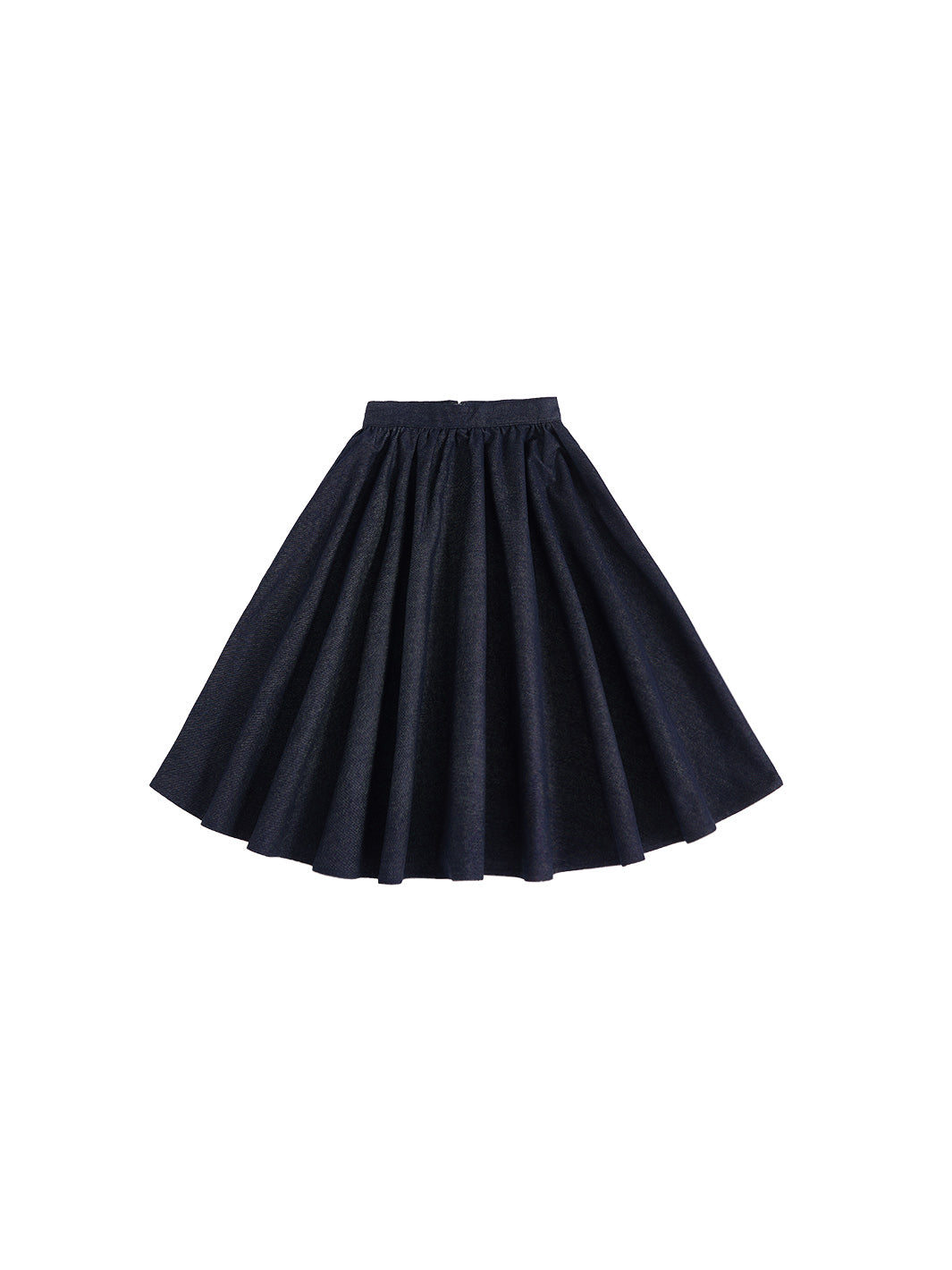 Structured Denim Skirt