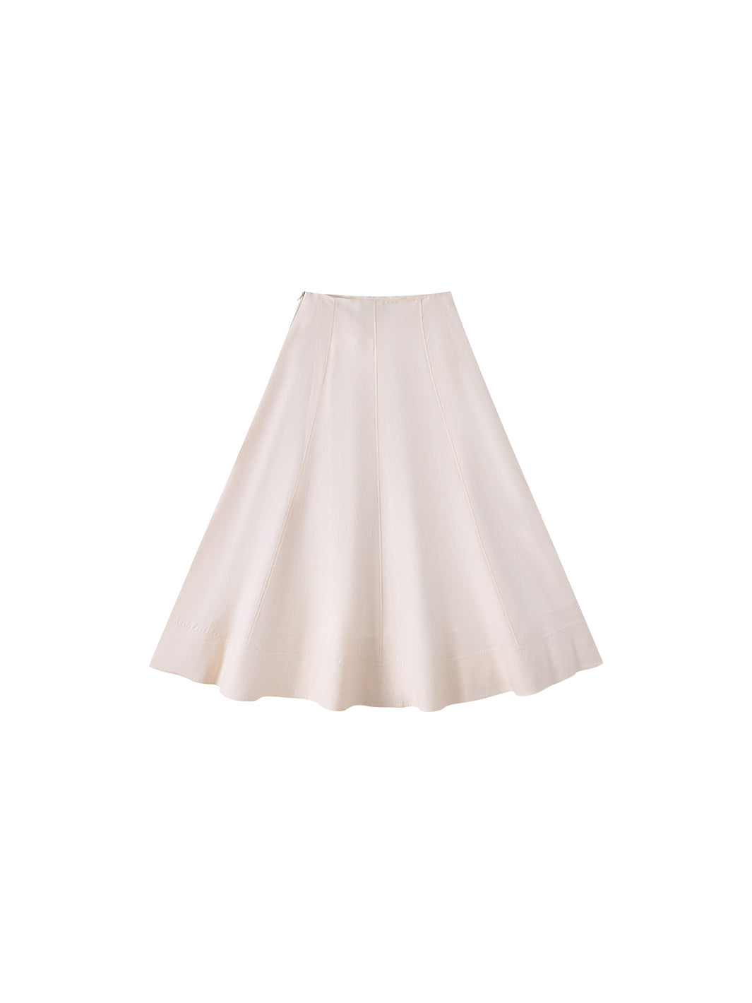 Paneled Midi Skirt