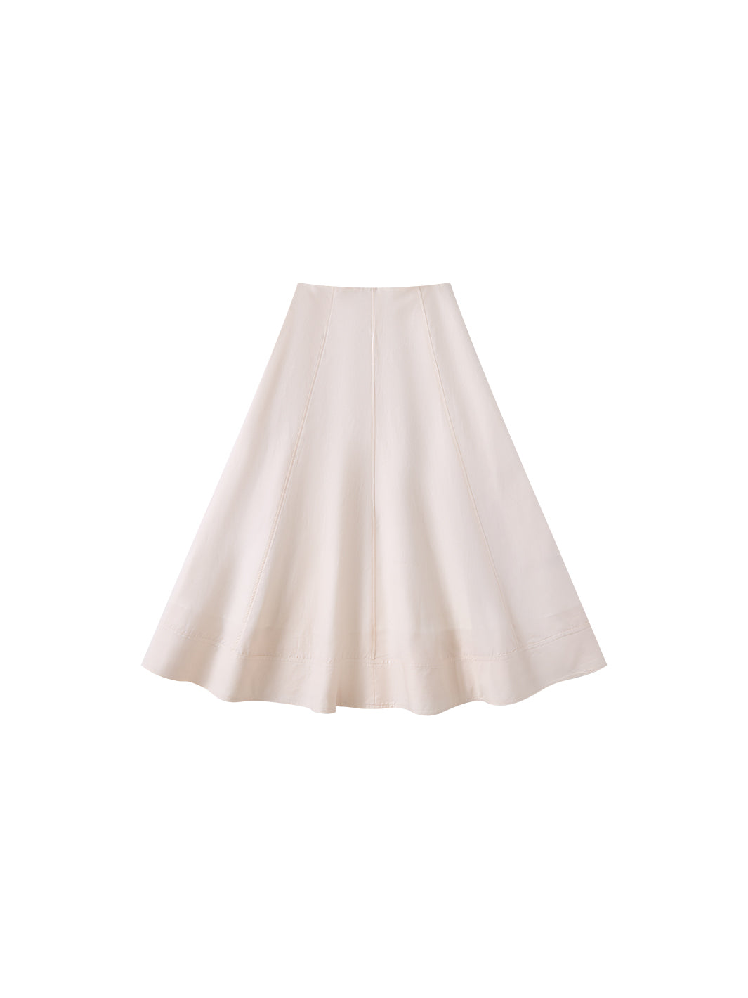 Paneled Midi Skirt