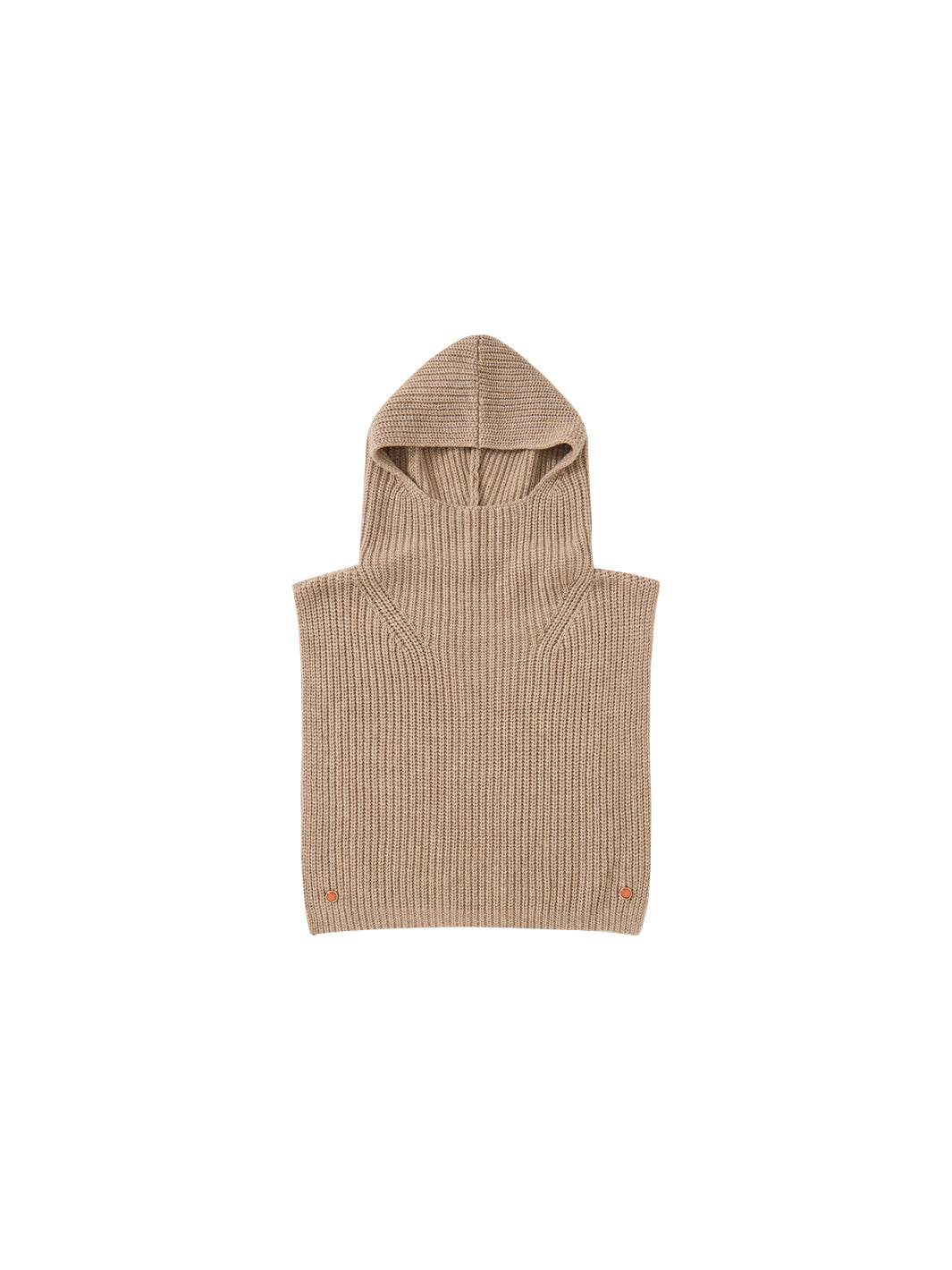 HOODED KNIT VEST