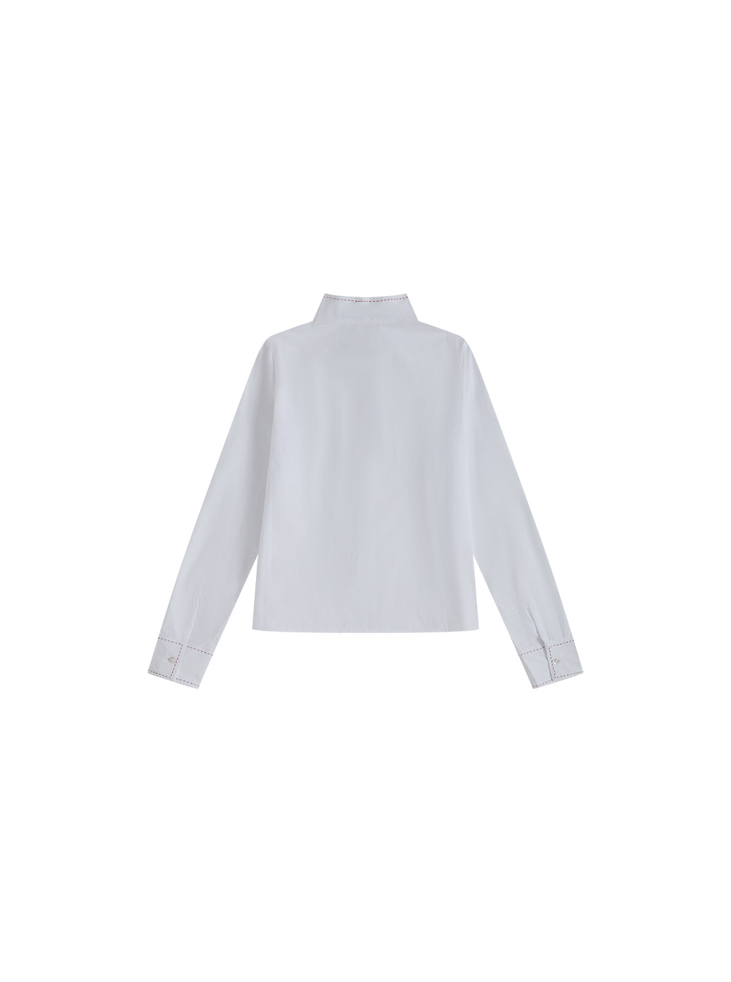 WHITE STITCHED SHIRT
