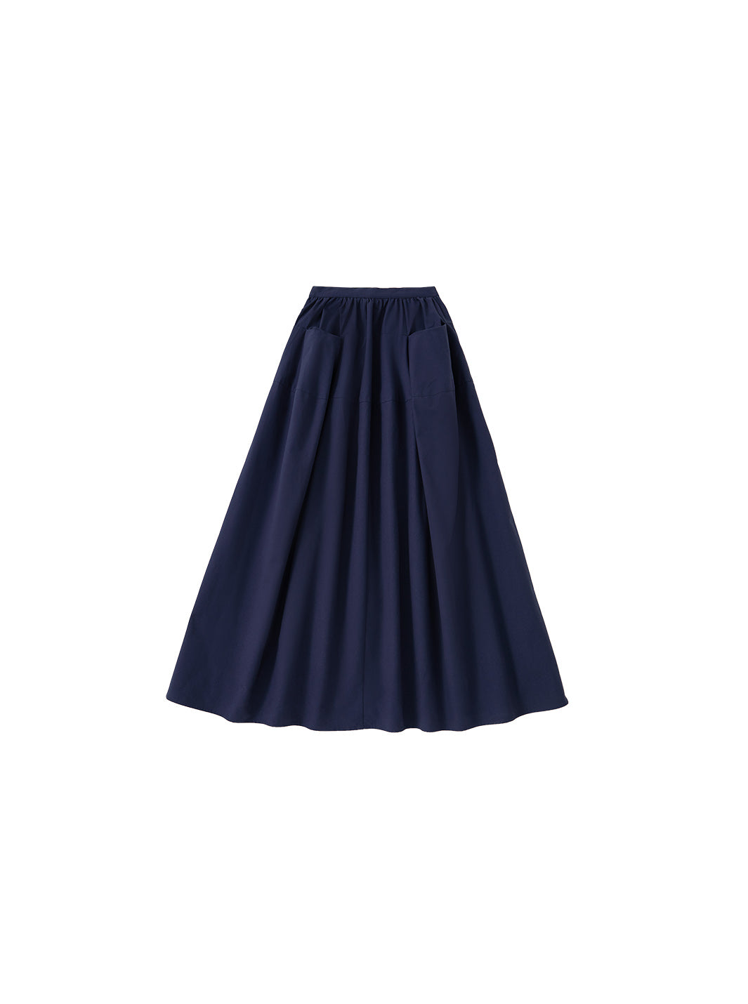 NAVY PUFF SKIRT