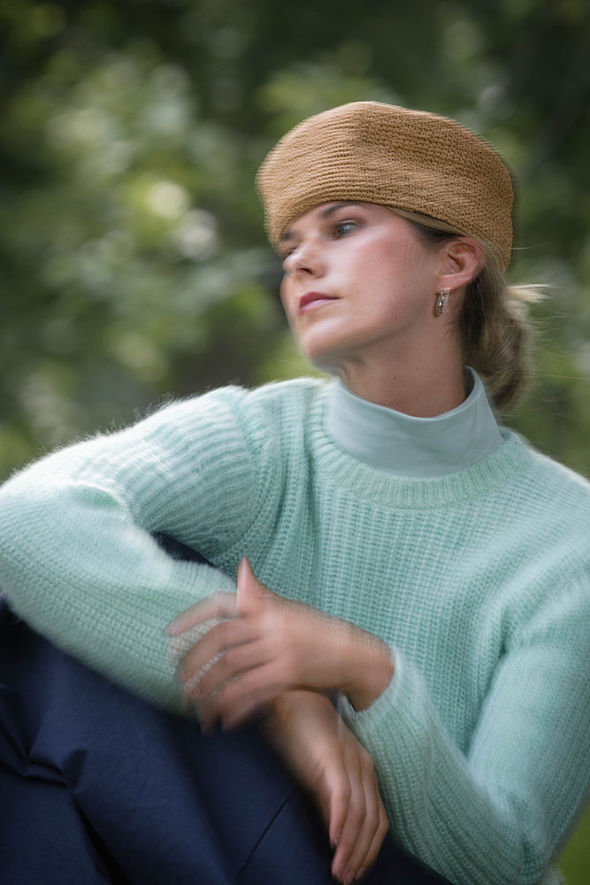 MINT MOHAIR SWEATER