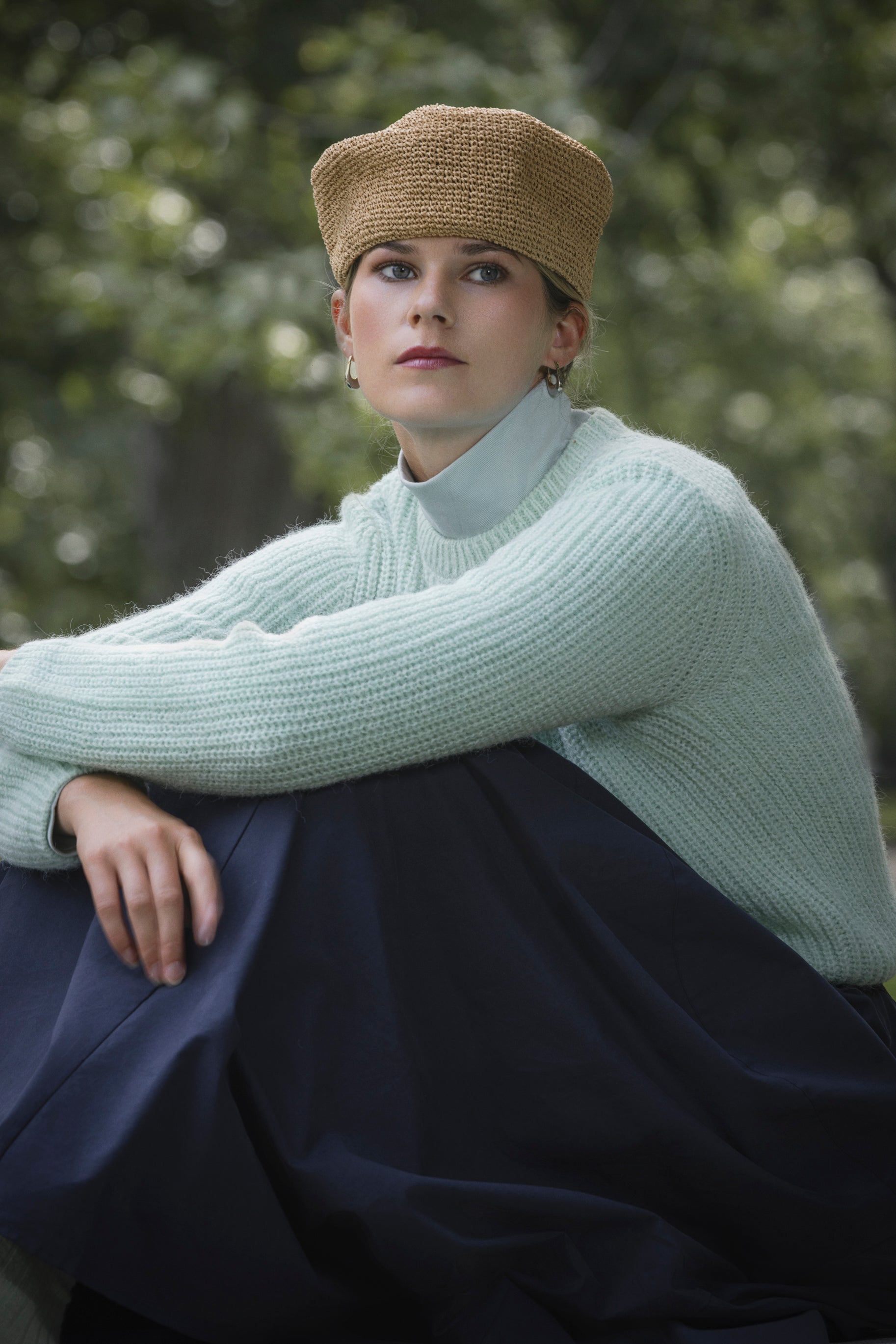 MINT MOHAIR SWEATER