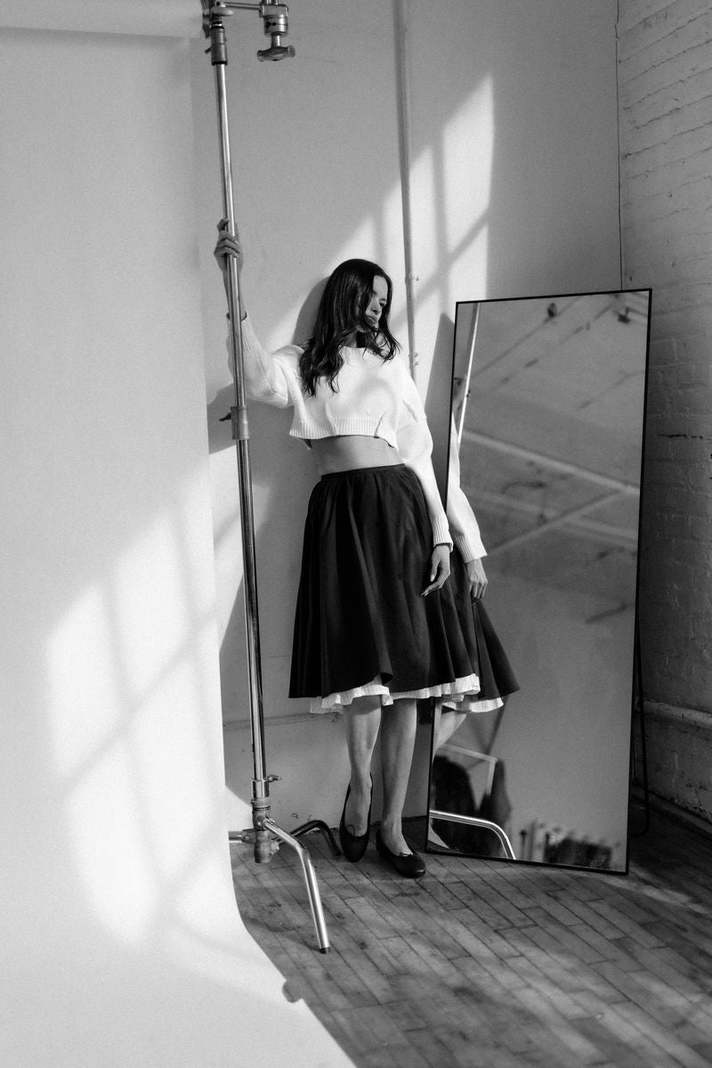 Layered Cotton Skirt