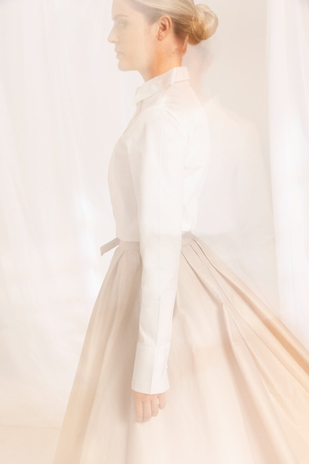 Structured Bow Skirt