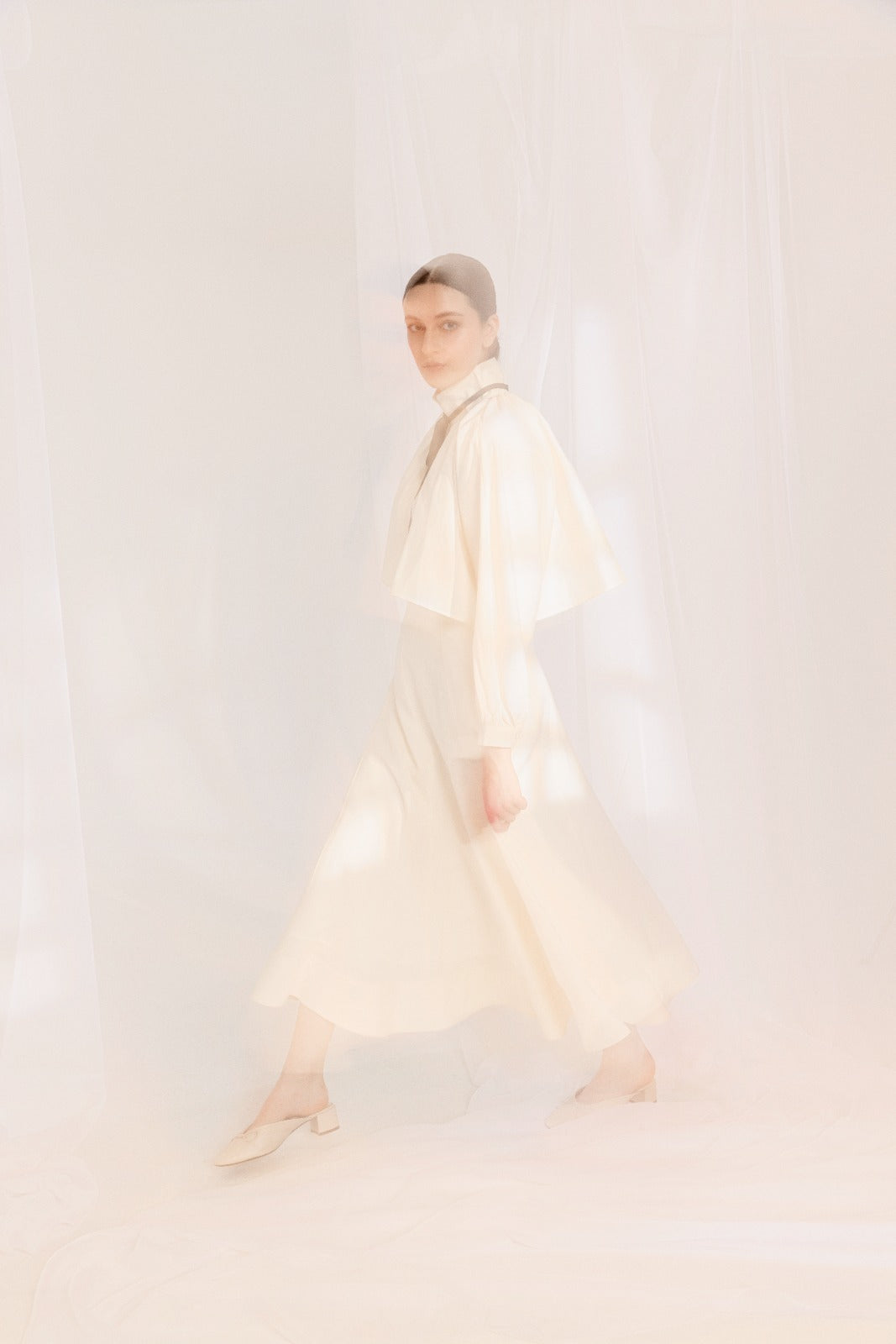 Paneled Midi Skirt